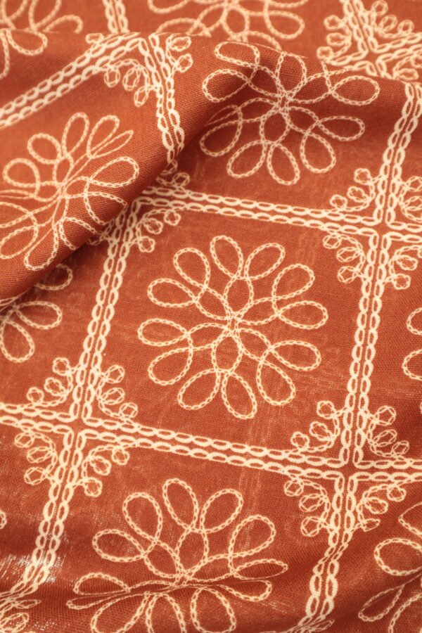 Lino Natural Estampado - 0385