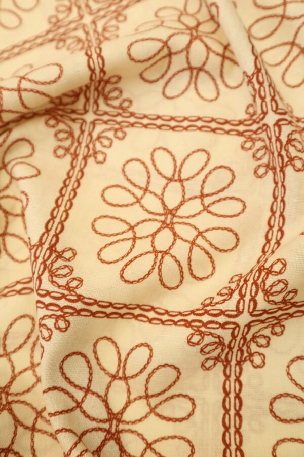 Lino Natural Estampado - 0392